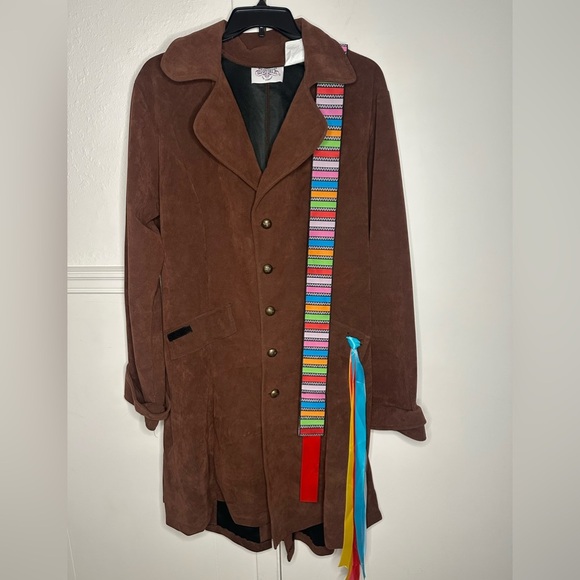 Jerry Beck Mad hatter costume Coat with Multicolor Accents size 1X - Picture 1 of 7